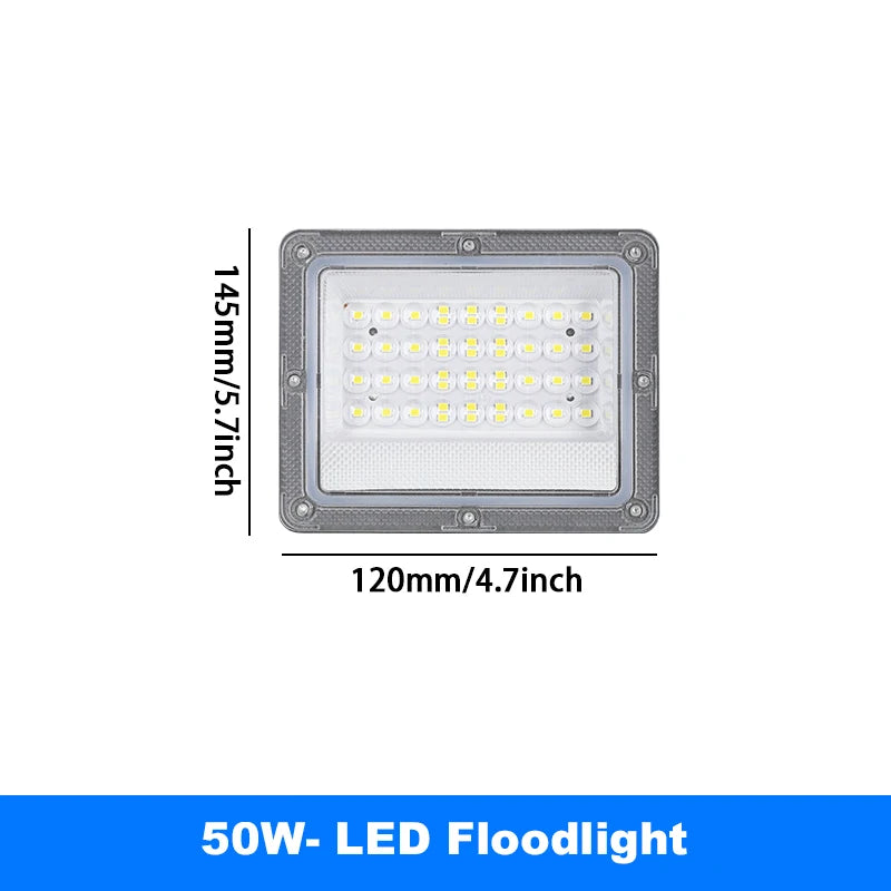 50W 100W 200W 300W 500W Led Floodlight Outdoor IP66 Waterproof 220V Reflector LED Garden Lighting Street Lamp Wall Flood Lights - GlowMart