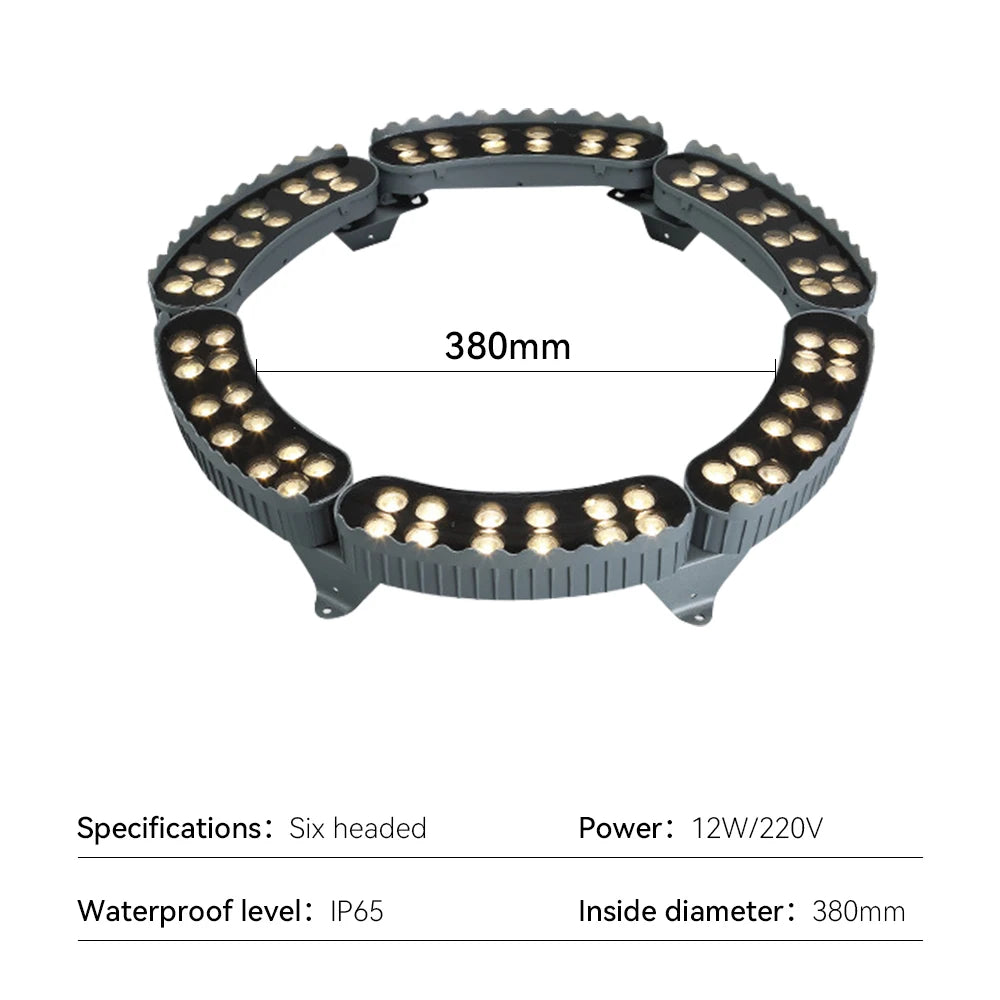 LED Outdoor Tree Spot Light LED Wall Washer Aluminum RGB IP65 Can be used outdoors under large trees and cylindrical cones - GlowMart