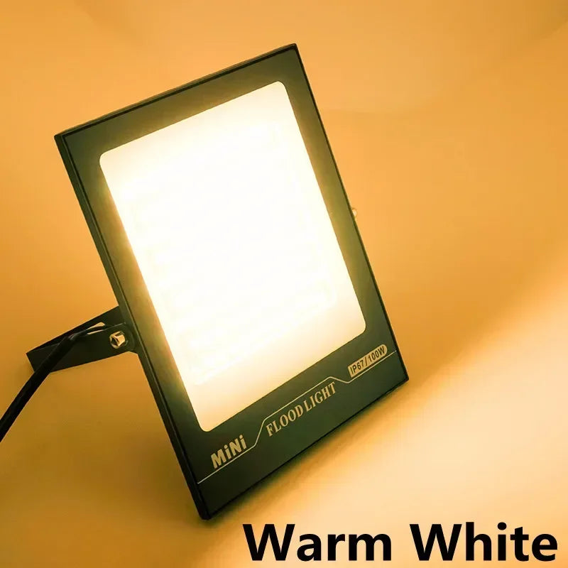 LED Flood Light 10W 20W 30W 50W 100W AC 220V Reflector Spotlight Street Light Wall Lamp IP67 Waterproof Outdoor Garden Lighting - GlowMart