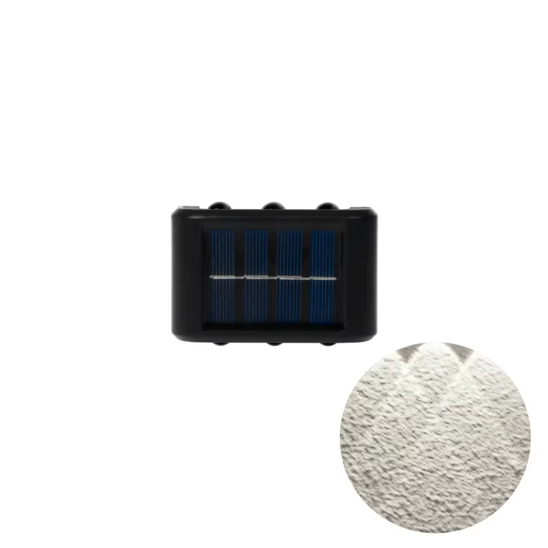 1Pc 2/4/6/8/10/12Leds Solar LED Wall Lights, Outdoor Wall Lamp for Garden, Patio, Ambient Light