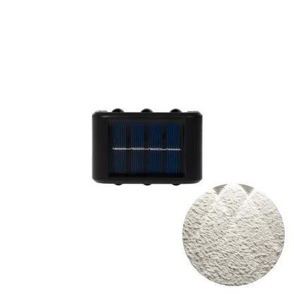 1Pc 2/4/6/8/10/12Leds Solar LED Wall Lights, Outdoor Wall Lamp for Garden, Patio, Ambient Light