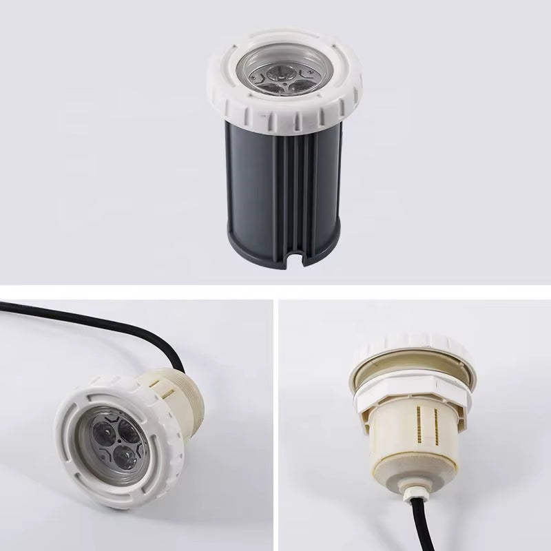 Multicolor Pool Lamps Mini LED Pool Lamps Cement Pool Plastic Pool Underwater Lamps ABS Recessed Pool Light IP68 12V Waterproof