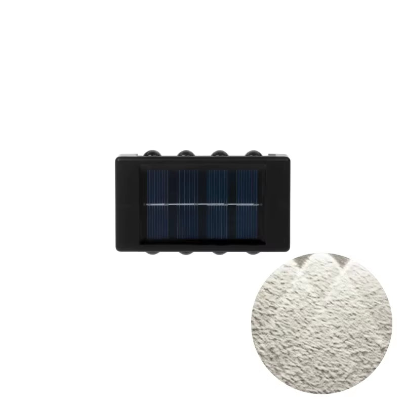 1Pc 2/4/6/8/10/12Leds Solar LED Wall Lights, Outdoor Wall Lamp for Garden, Patio, Ambient Light