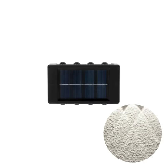 1Pc 2/4/6/8/10/12Leds Solar LED Wall Lights, Outdoor Wall Lamp for Garden, Patio, Ambient Light