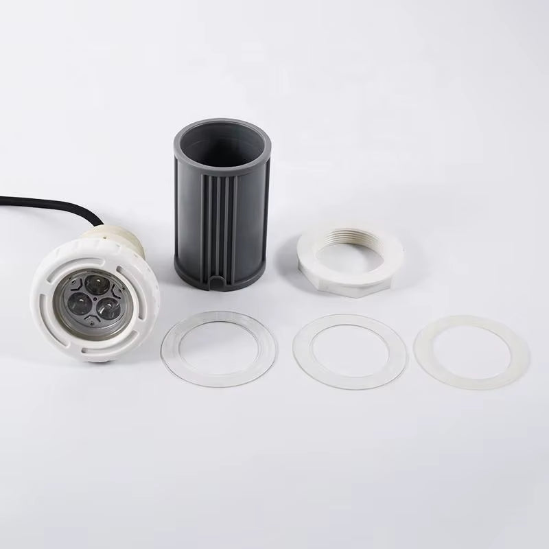 Multicolor Pool Lamps Mini LED Pool Lamps Cement Pool Plastic Pool Underwater Lamps ABS Recessed Pool Light IP68 12V Waterproof