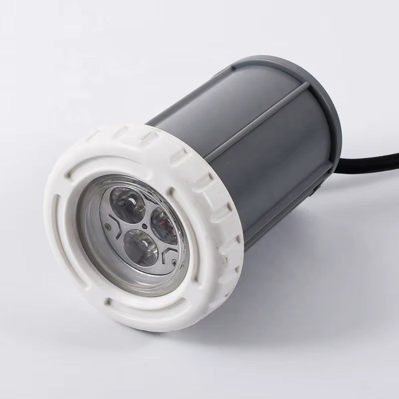 Multicolor Pool Lamps Mini LED Pool Lamps Cement Pool Plastic Pool Underwater Lamps ABS Recessed Pool Light IP68 12V Waterproof