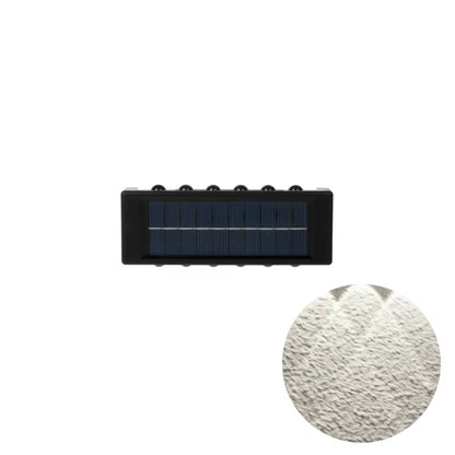 1Pc 2/4/6/8/10/12Leds Solar LED Wall Lights, Outdoor Wall Lamp for Garden, Patio, Ambient Light