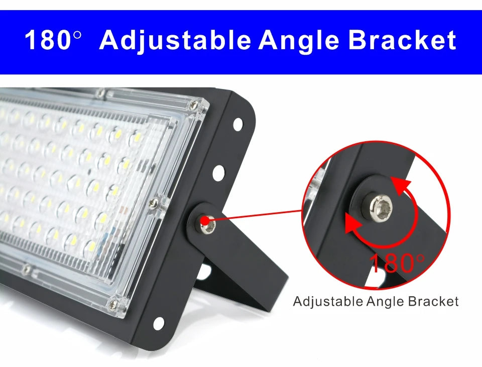Led Flood Light 50W 100W 150W 200W 110V 220V Outdoor Floodlights IP65 Waterproof Wall Lamp Reflector Led Street Light - GlowMart