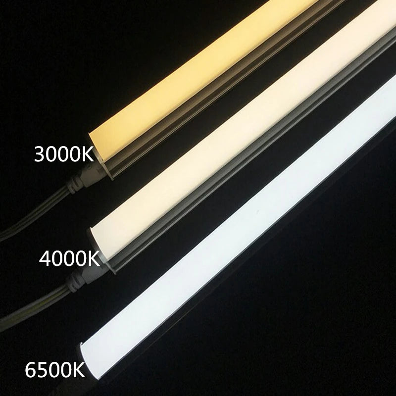 T5 Led Tube Light 0.3m 1ft 2835 SMD Strip Bar 220V 230V 240V Nature White 4000K Red Ice Blue Green Pink Yellow Cool White 6500K - GlowMart