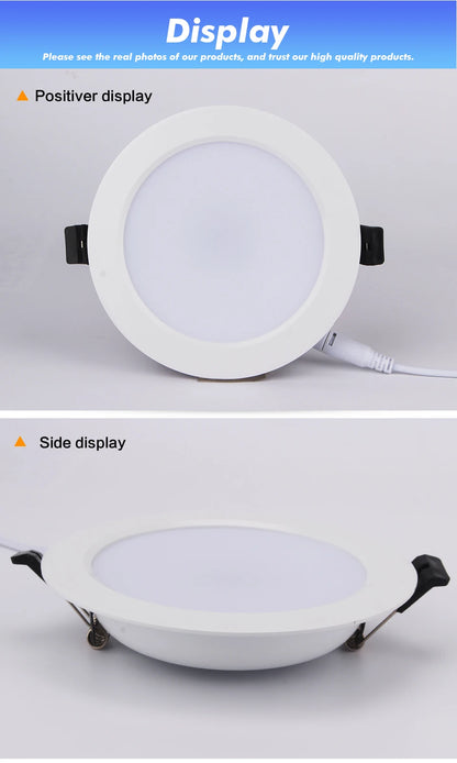 DC 12V Led Downlight 3W 6W 9W 12W 15W 18W 36W LED Ceiling Recessed Grid Aluminium Alloy Round Lamp Spot Light  For 12 Volts - GlowMart