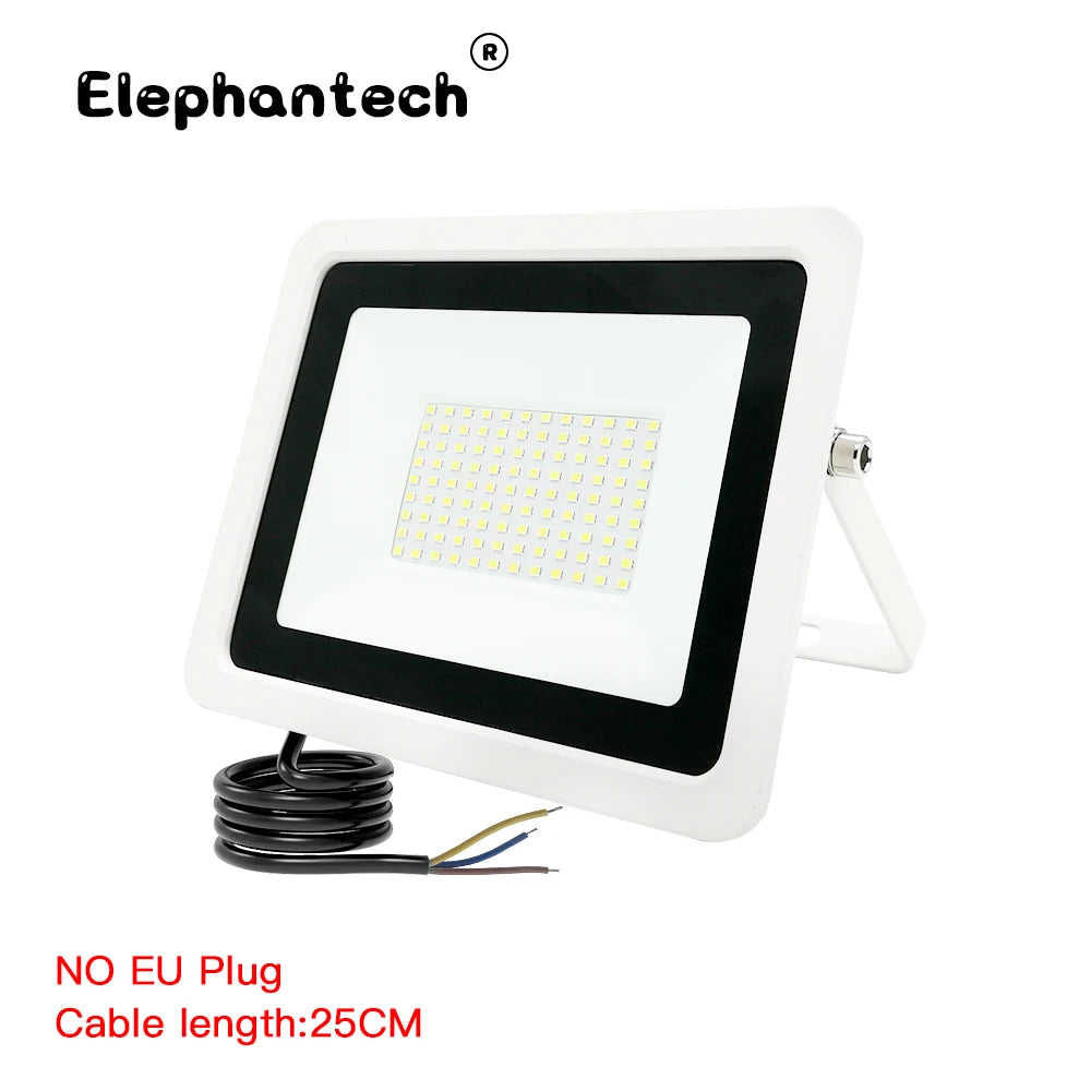 Led Flood Light 10W 20W 30W 50W 100W Floodlight Outdoor Wall Reflector Garden Square Spotlight IP68 Waterproof Outdoor Lighting - GlowMart