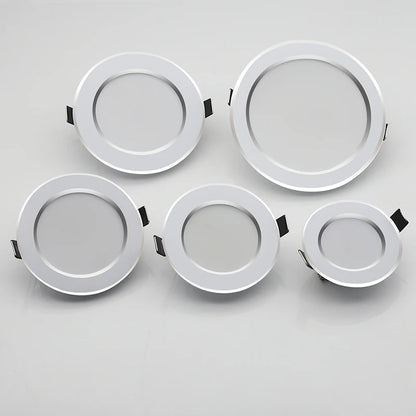Waterproof Ceiling LED Downlight AC220V-240V Led Spot Light 18W 15W 12W 9W 7W Recess Lamp Round LED Recessed Downlight - GlowMart