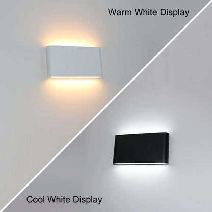 LED Outdoor Waterproof IP65 Wall Light Porch Garden Wall Lamp & Indoor Home Decor Bedroom Living Room Decoration Lighting Lamp - GlowMart