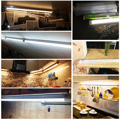 Led Tube Light 85-265V Led Bar Lamp Under Cabinets Lamp Tube Ceiling Wall Lamps Home Indoor Lighting Fixture For Kitchen Bedroom - GlowMart