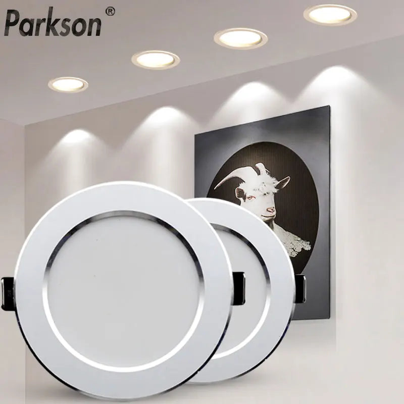 Waterproof Ceiling LED Downlight AC220V-240V Led Spot Light 18W 15W 12W 9W 7W Recess Lamp Round LED Recessed Downlight - GlowMart