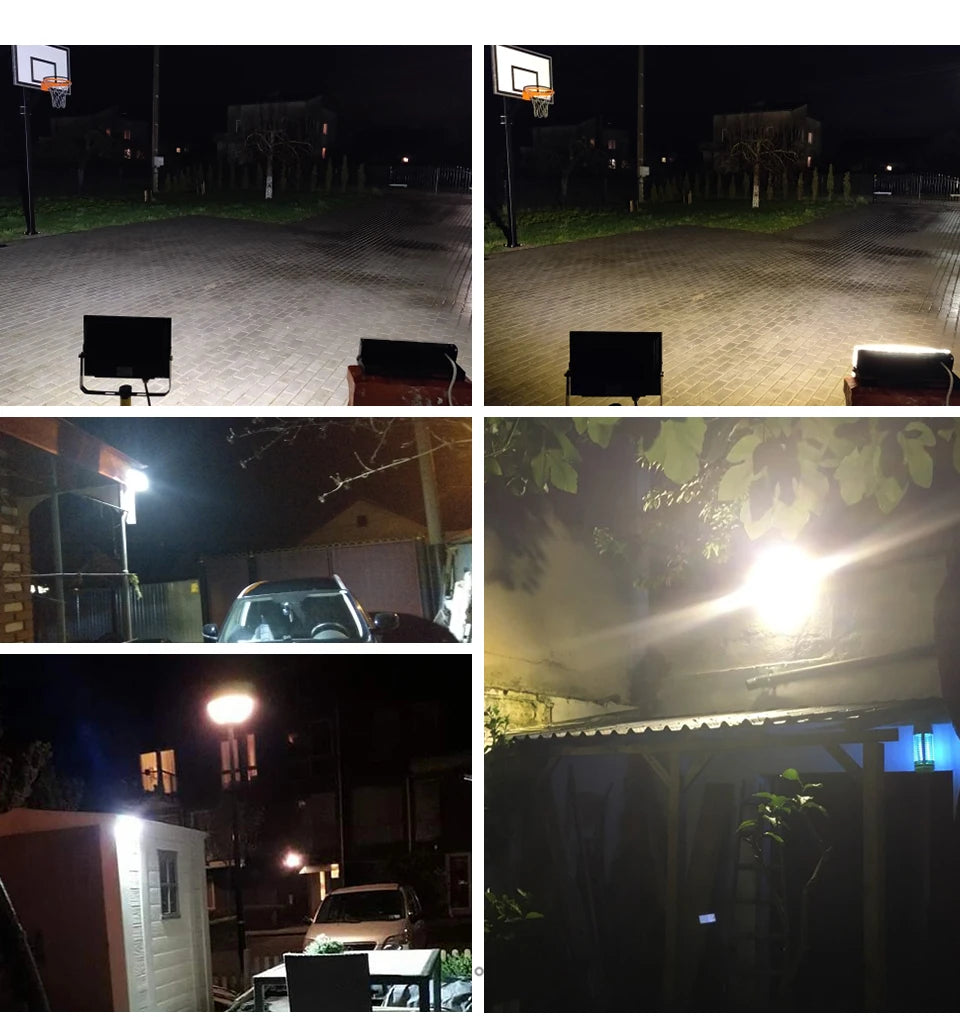 Outdoor LED Flood Light 50W 100W 150W 220V Waterproof Floodlight Indoor LED Spot Light Exterior Street Lamps Landscape Spotlight - GlowMart