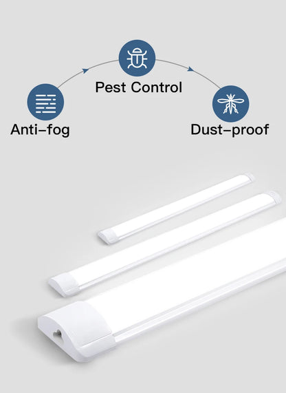 Led Lights Tube Home Lighting Kitchen Bedroom Garage Fixture t5/t8 Ceiling Linear Lamp Strip 220V Closet Cabinets 90/120cm Tube - GlowMart