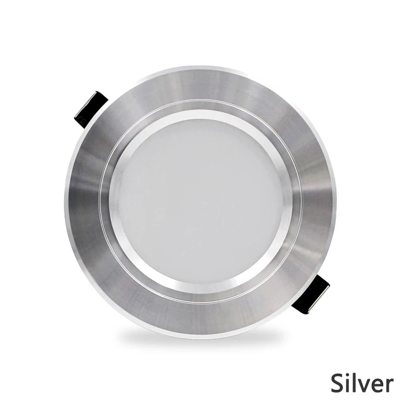 Led Downlight 220v 18W 15W 12W Ceiling Light 9W 5W Recessed Down light Round Led Panel Light Spotlight Indoor Lighting - GlowMart