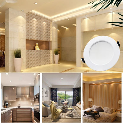 10Pcs/lot LED Downlight AC 220V 7W 9W 12W 15W 18W Round Recessed Light Waterproof Spot Lamp Down Light Kitchen LED Spot Light - GlowMart