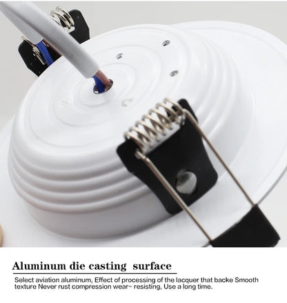 10Pcs/lot LED Downlight AC 220V 7W 9W 12W 15W 18W Round Recessed Light Waterproof Spot Lamp Down Light Kitchen LED Spot Light - GlowMart