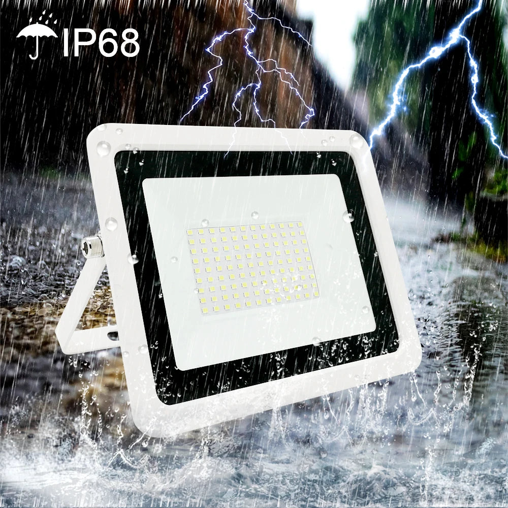 Led Flood Light 10W 20W 30W 50W 100W Floodlight Outdoor Wall Reflector Garden Square Spotlight IP68 Waterproof Outdoor Lighting - GlowMart