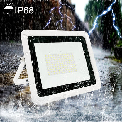 Led Flood Light 10W 20W 30W 50W 100W Floodlight Outdoor Wall Reflector Garden Square Spotlight IP68 Waterproof Outdoor Lighting - GlowMart