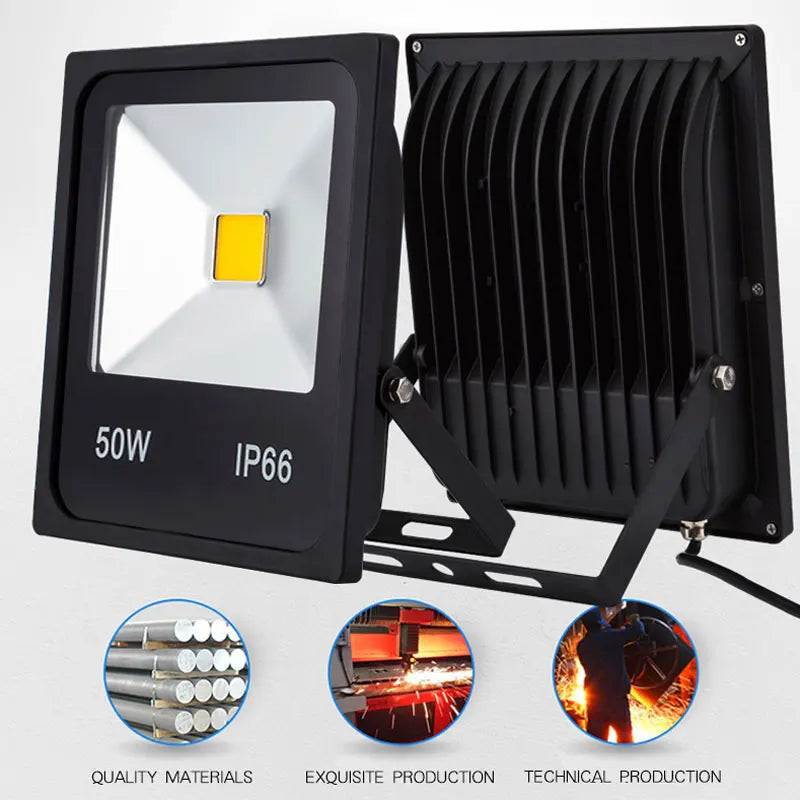 Led Floodlight 10W 20W 30W Outdoor Spotlight Flood Light AC 220V 230V Waterproof IP66 IP65 Professional Lighting Lamp - GlowMart