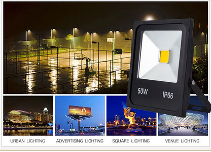 Led Floodlight 10W 20W 30W Outdoor Spotlight Flood Light AC 220V 230V Waterproof IP66 IP65 Professional Lighting Lamp - GlowMart