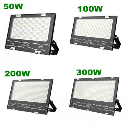 220V 50W 100W 200W 300W 400W Bouwlamp Led Flood Light IP65 for Construction Parking Indoor/Outdoor Decor Led Projectors Lights - GlowMart