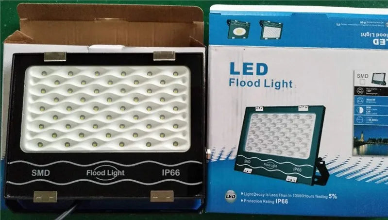 220V 50W 100W 200W 300W 400W Bouwlamp Led Flood Light IP65 for Construction Parking Indoor/Outdoor Decor Led Projectors Lights - GlowMart
