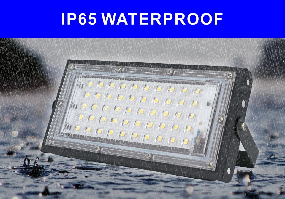 Led Flood Light 50W 100W 150W 200W 110V 220V Outdoor Floodlights IP65 Waterproof Wall Lamp Reflector Led Street Light - GlowMart