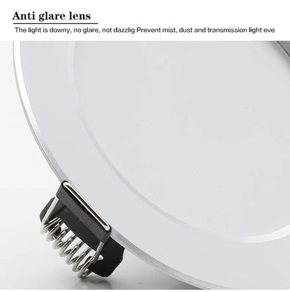 Waterproof Ceiling LED Downlight AC220V-240V Led Spot Light 18W 15W 12W 9W 7W Recess Lamp Round LED Recessed Downlight - GlowMart