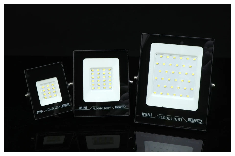 Led Flood Light 10W 20W 30W 50W 100W 150W Reflector Led IP67 Waterproof Floodlight Outdoor Spotlight Lighting Street Garden Lamp - GlowMart