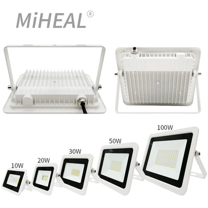 LED Flood Light 10W 20W 30W 50W 100W Floodlight IP68 Waterproof 220V-240V Spotlight Refletor Outdoor Graden Lighting Newest - GlowMart