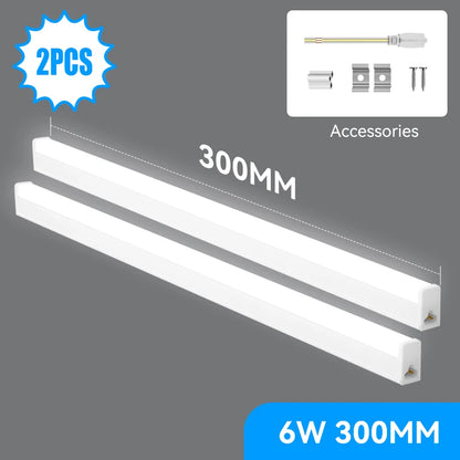 Led Tube Light 85-265V Led Bar Lamp Under Cabinets Lamp Tube Ceiling Wall Lamps Home Indoor Lighting Fixture For Kitchen Bedroom - GlowMart