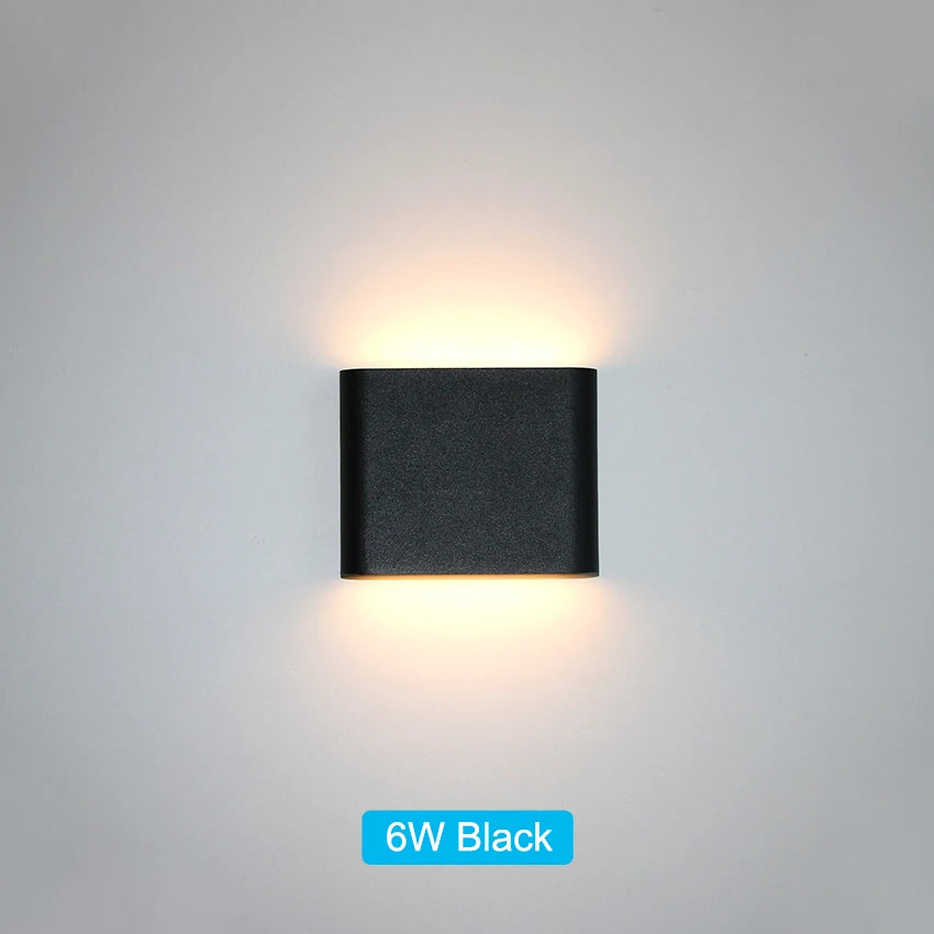 LED Outdoor Waterproof IP65 Wall Light Porch Garden Wall Lamp & Indoor Home Decor Bedroom Living Room Decoration Lighting Lamp - GlowMart