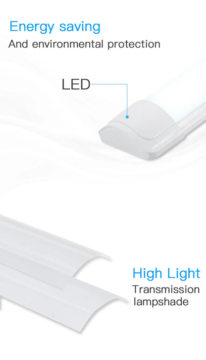 Led Tube Light 85-265V Led Bar Lamp Under Cabinets Lamp Tube Ceiling Wall Lamps Home Indoor Lighting Fixture For Kitchen Bedroom - GlowMart