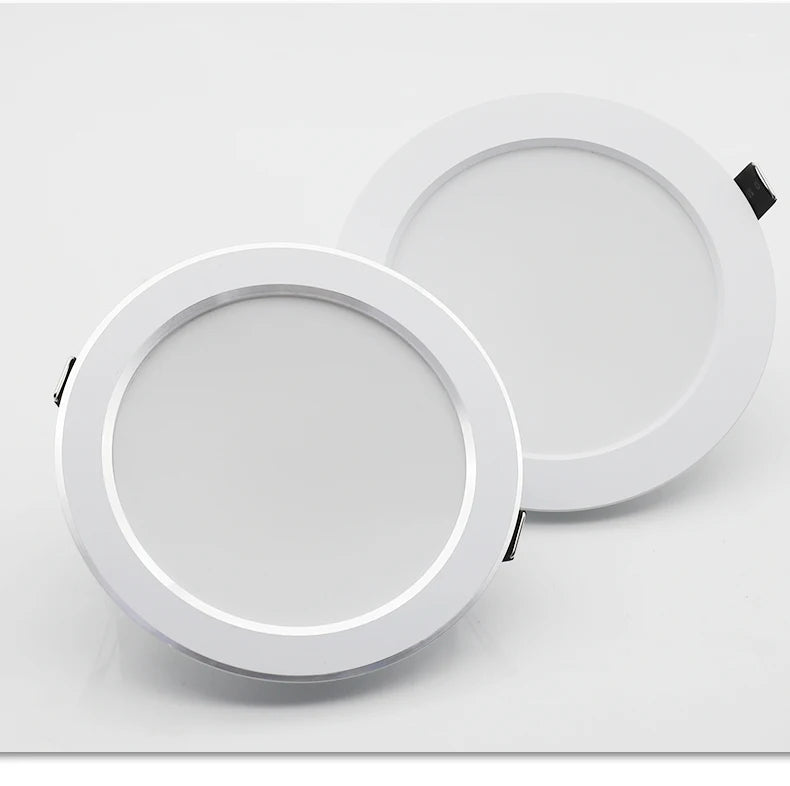 10Pcs/lot LED Downlight AC 220V 7W 9W 12W 15W 18W Round Recessed Light Waterproof Spot Lamp Down Light Kitchen LED Spot Light - GlowMart