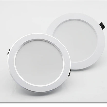 10Pcs/lot LED Downlight AC 220V 7W 9W 12W 15W 18W Round Recessed Light Waterproof Spot Lamp Down Light Kitchen LED Spot Light - GlowMart