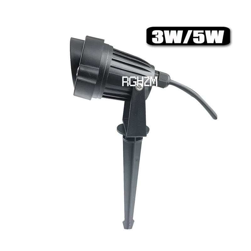 4pcs LED COB Garden Lights 3W 5W 7W 10W Outdoor Spike Lawn Lamp Street Waterproof Landscape Lighting DC12V Spotlights AC110V220V - GlowMart