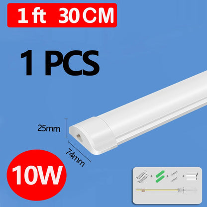 Led Lights Tube Home Lighting Kitchen Bedroom Garage Fixture t5/t8 Ceiling Linear Lamp Strip 220V Closet Cabinets 90/120cm Tube - GlowMart