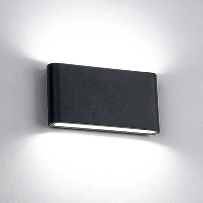 Modern Waterproof outdoor 12W LED wall lamp IP65 Aluminum UP and Down Wall Light Garden porch Sconce Decoration Light 110V 220V - GlowMart