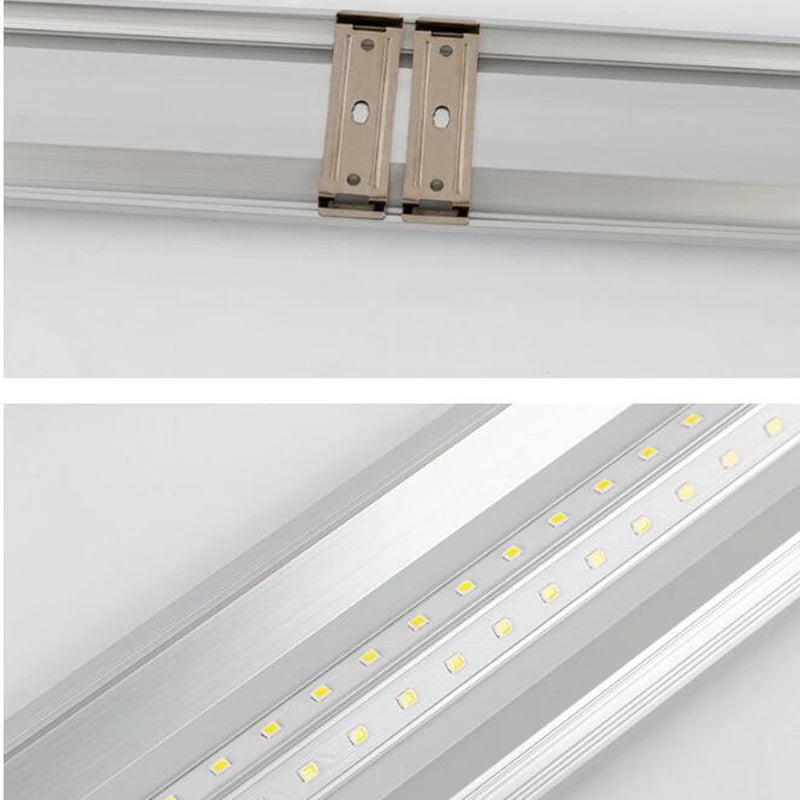 1pc Flat Purified LED Tube light 10W 0.3m 20W 57cm LED Batten Tube Bar Light Three Tri-Proof light  220v 3000k Nature 4000k 6000 - GlowMart