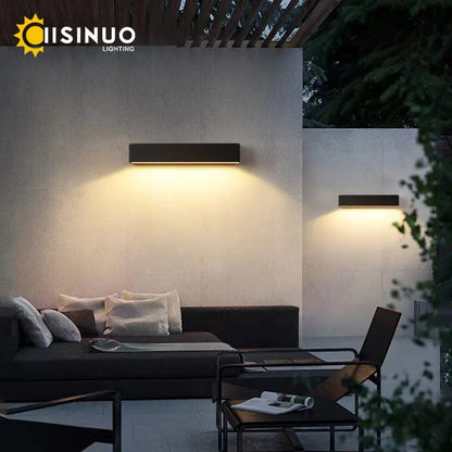 LED Outdoor Porch Wall Sconces Aluminum Exterior Wall Light Fixtures IP65 Waterproof Lamp for House Patio Doorway Garage Decorat - GlowMart