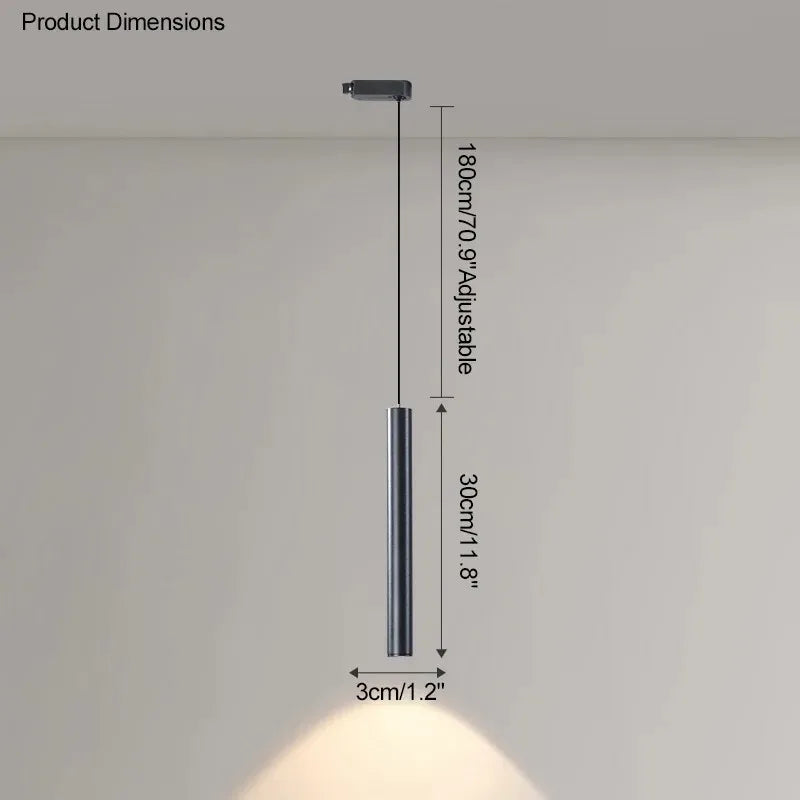 Surface mounted track lights, spotlights, LED restaurant chandeliers, living rooms without main lights, bar lamps, desk lamps - GlowMart