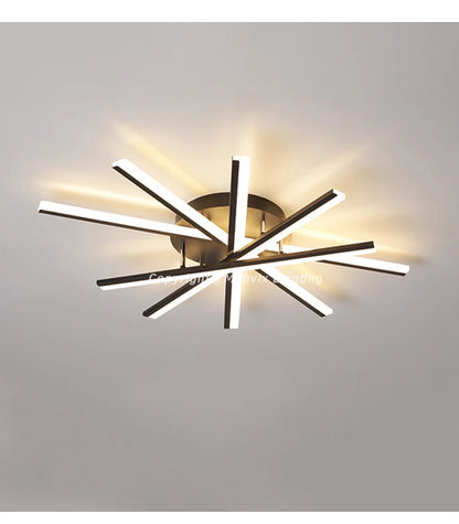 Ceiling Light Simple Modern Bedroom Atmosphere Duplex Villa Hall Nordic Lamps Minimalist Living Room Lamp Room Ceiling Lights