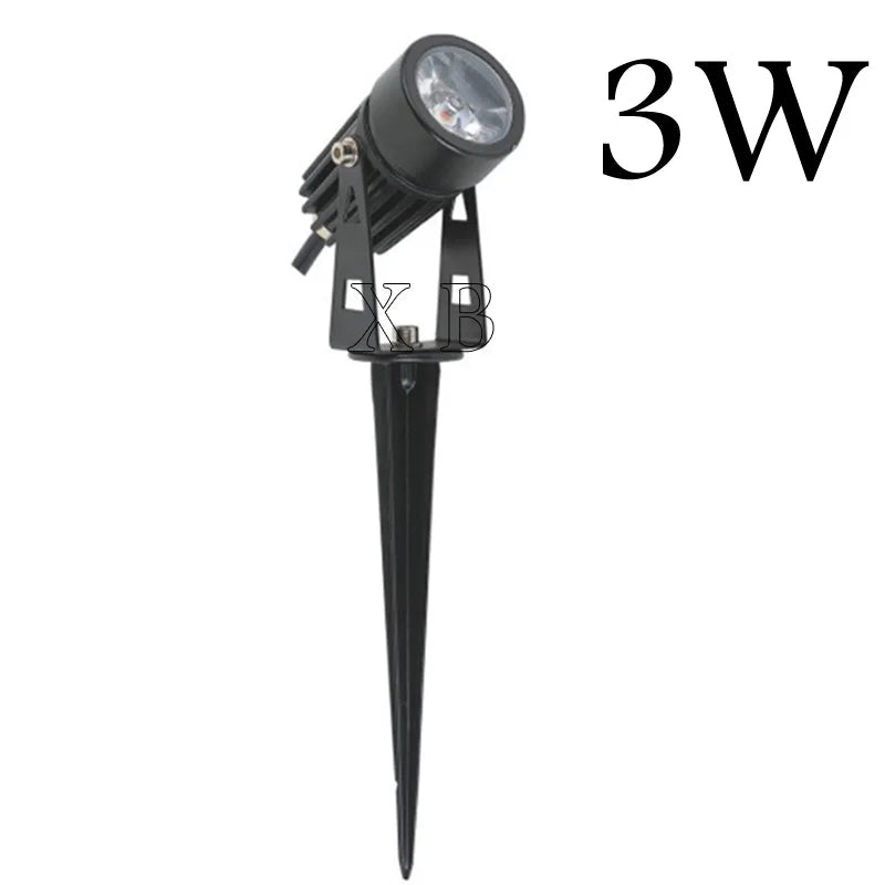 4PCS 1W 3W 5W 7W 10W LED Garden Lawn Lamp Outdoor LED Spike Light Waterproof Lighting Garden Path Spotlights AC 85-265V  DC12V - GlowMart