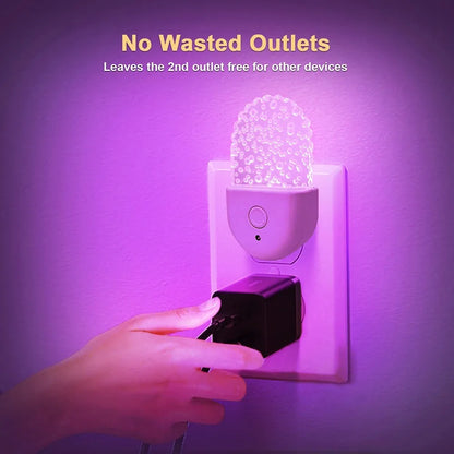 Bedside Lamp Night Light EU US Plug Eye Protection LED Mini Wall Lamp For Home Aisle Bedroom Living Room Baby Feed Kids Use - GlowMart