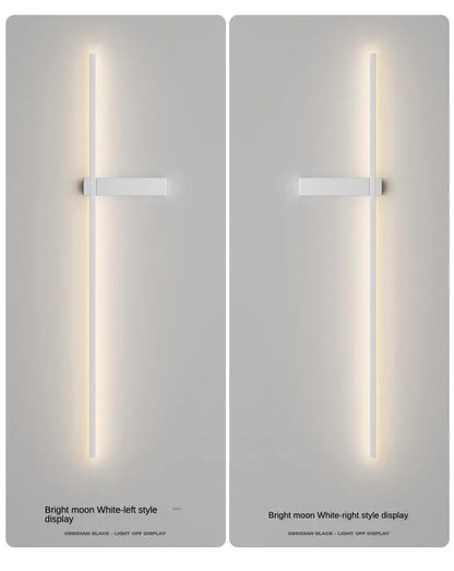 LED Wall Lamp Modern Minimalist Strip Wall Decor Lights Lighting for Bedroom Bedside Living Room TV Sofa Lobby Background Decor
