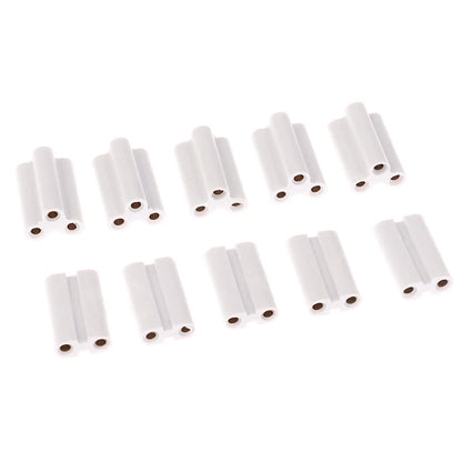 10Pcs Led Light And Fluorescent Connector Seamless Joint Unit Be Used In T5 T8 Tube Lamp 2 Pins 3 Pins Connectors Joints - GlowMart